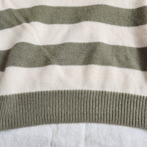 H&M Khaki Green striped sweater - XXS - Picture 2 of 12